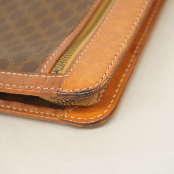 Celine clutch bag in brown Macadam for men - Picture 6 of 10